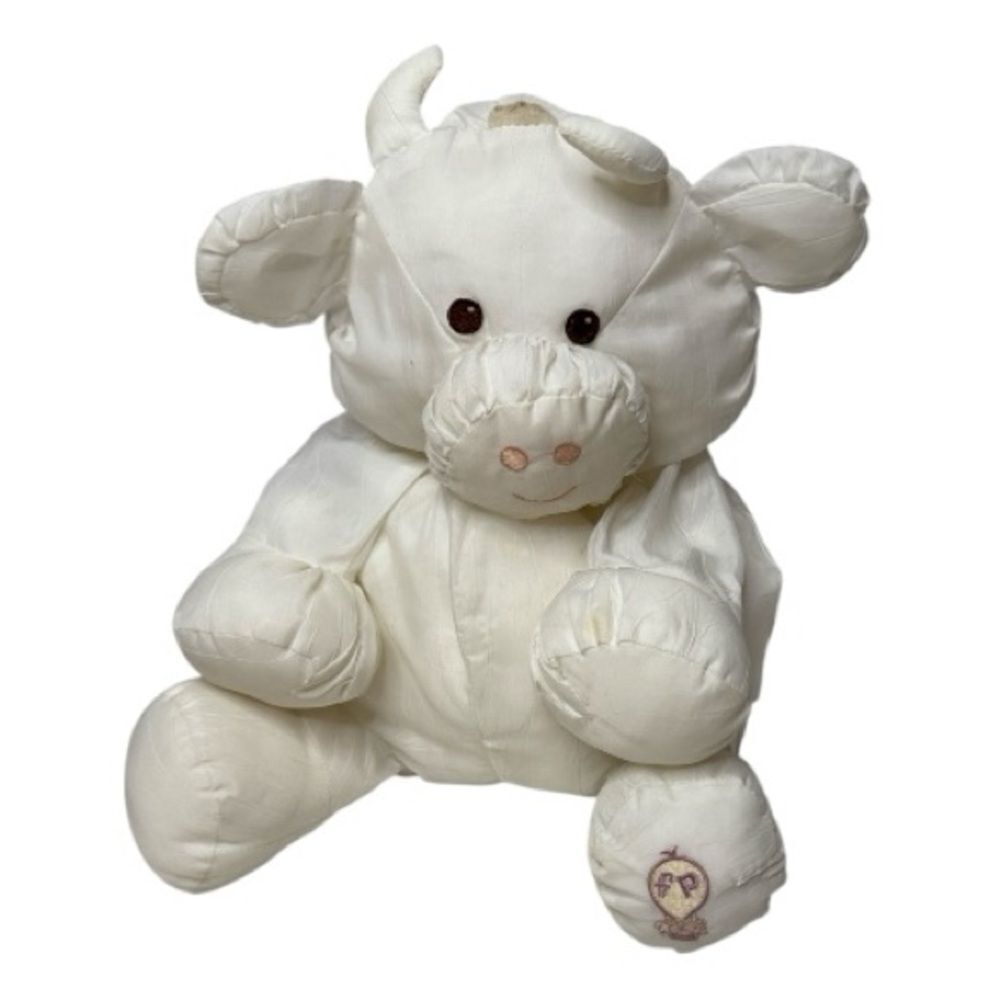 Fisher Price Vintage 1986 Nylon 16” Puffalump Cow.